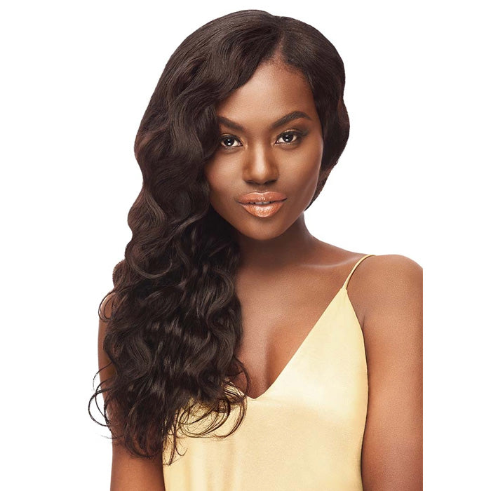 OUTRE MYTRESSES GOLD LABEL 100% HUMAN HAIR WEAVE WITH CLOSURE - NATURAL BODY