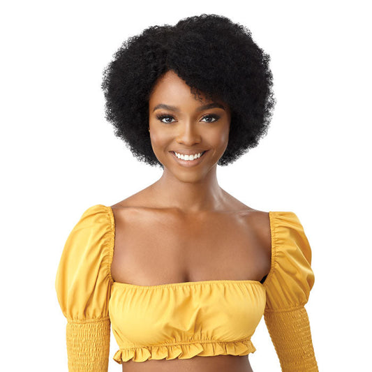 Outre The Daily Wig 100% Unprocessed Human Hair Lace Part Wig - NATURAL AFRO
