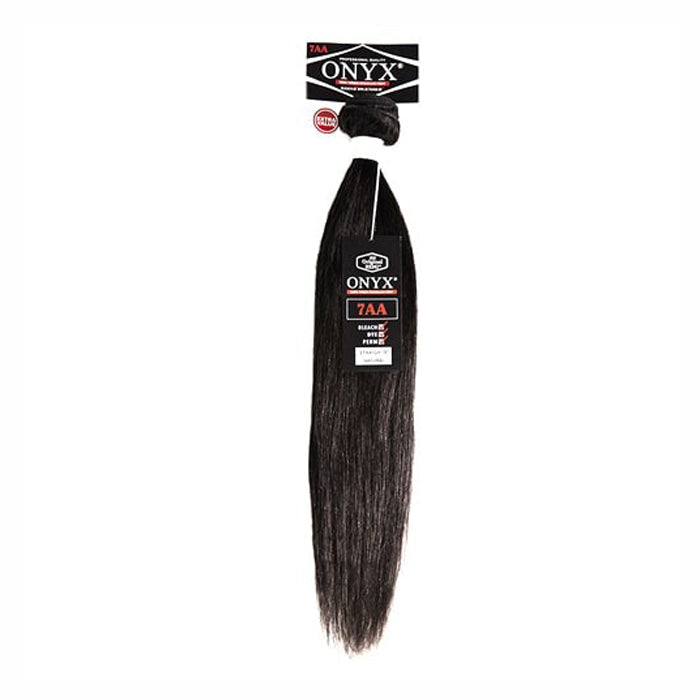 Onyx 7AA 100% Brazilian Virgin Remi Human Hair Weave Bundle - STRAIGHT 12/16"