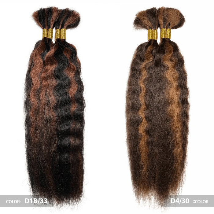 Onyx 100% Human Hair Braiding - SUPER BULK 16/18/22"