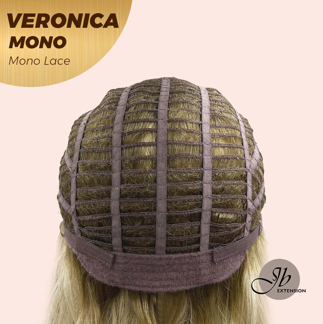 [PRE-ORDER] JBEXTENSION VERONICA MONO Monofilament Handmade Wig 6X5 Full Monofilament Hand Tied Top Wig 12 Inches Blonde Wave Mono Lace Wig With Anti-slip Silicone Strips Glueless Wig VERONICA MONO【BENDY EAR TABS】