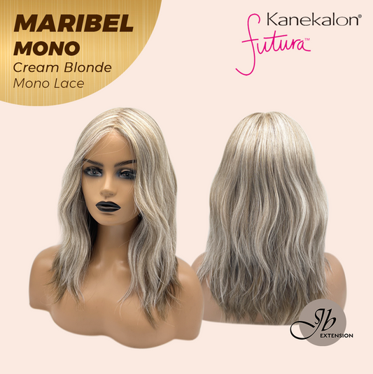 [PRE-ORDER] JBEXTENSION MARIBEL MONO CREAM BLONDE Monofilament Handmade Wig 6X5 Full Monofilament Hand Tied Top Wig 16 Inches Cream Blonde Wave Mono Lace Wig With Anti-slip Silicone Strips Glueless Wig MARIBEL MONO CREAM BLONDE【BENDY EAR TABS】