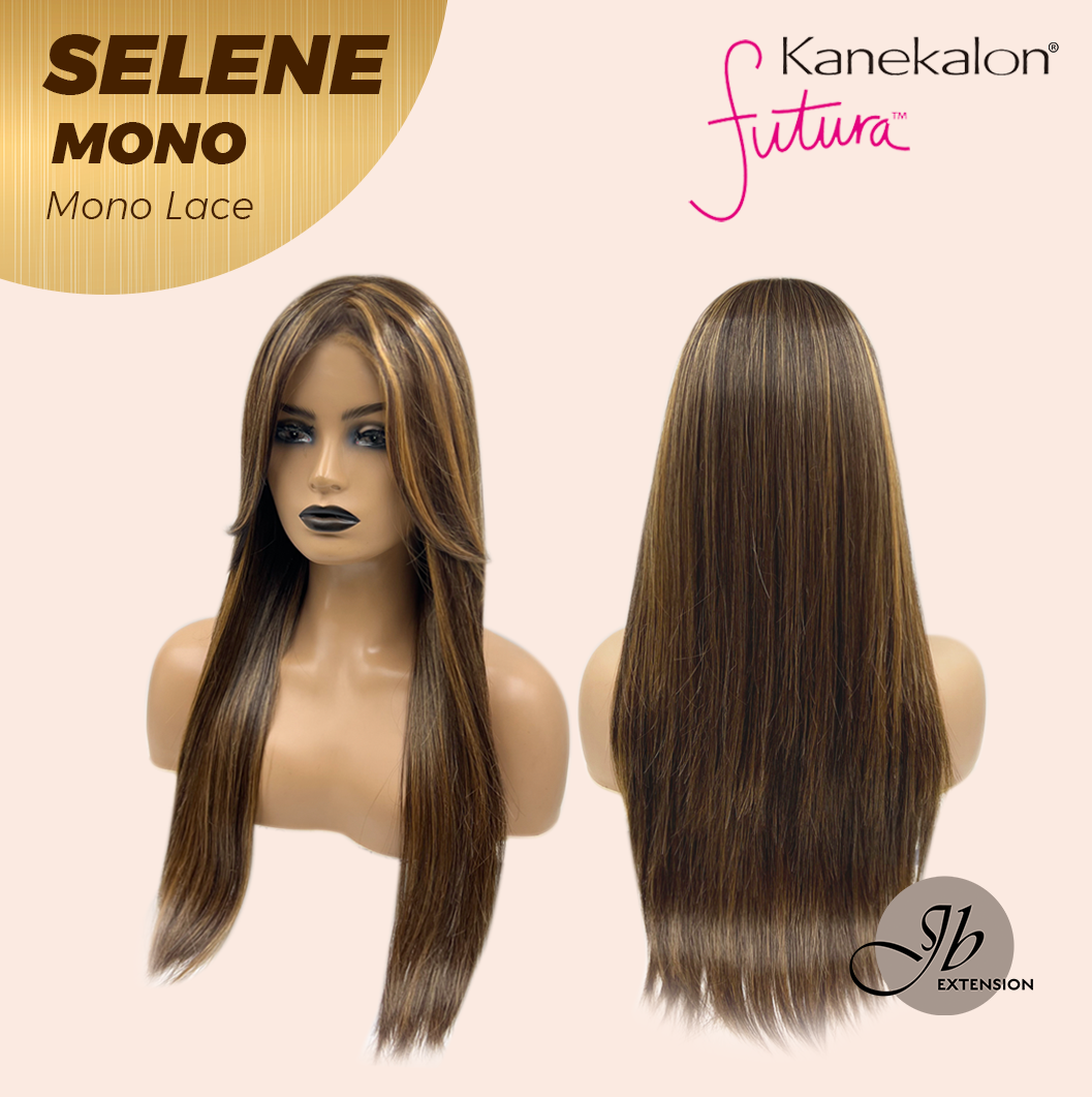 [PRE-ORDER] HOT OF SEASON -  SELENE MONO Monofilament Handmade Wig 6X5 Full Monofilament Hand Tied Top Wig 25 Inches Caramel Mono Lace Wig With Anti-slip Silicone Strips Glueless Wig SELENE MONO【BENDY EAR TABS】