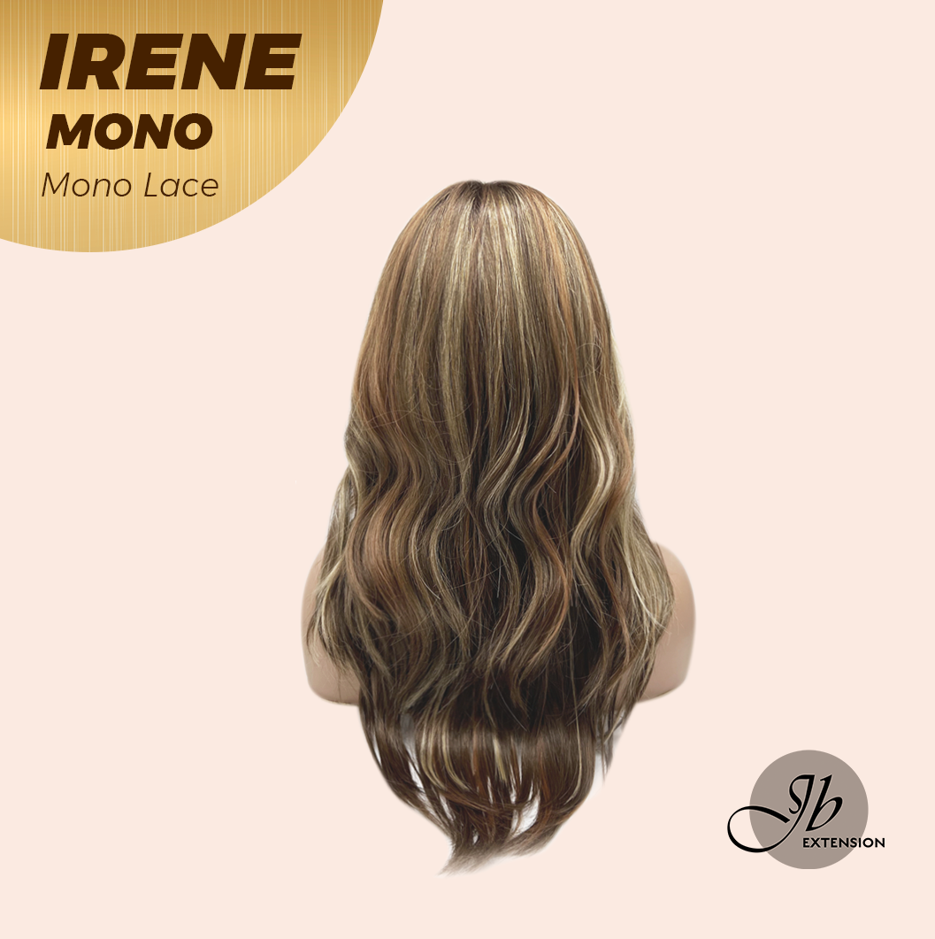 [PRE-ORDER] JBEXTENSION IRENE MONO Monofilament Handmade Wig 6X5 Full Monofilament Hand Tied Top Wig 19 Inches Hazelnut Curly Mono Lace Wig With Anti-slip Silicone Strips Glueless Wig IRENE MONO【BENDY EAR TABS】