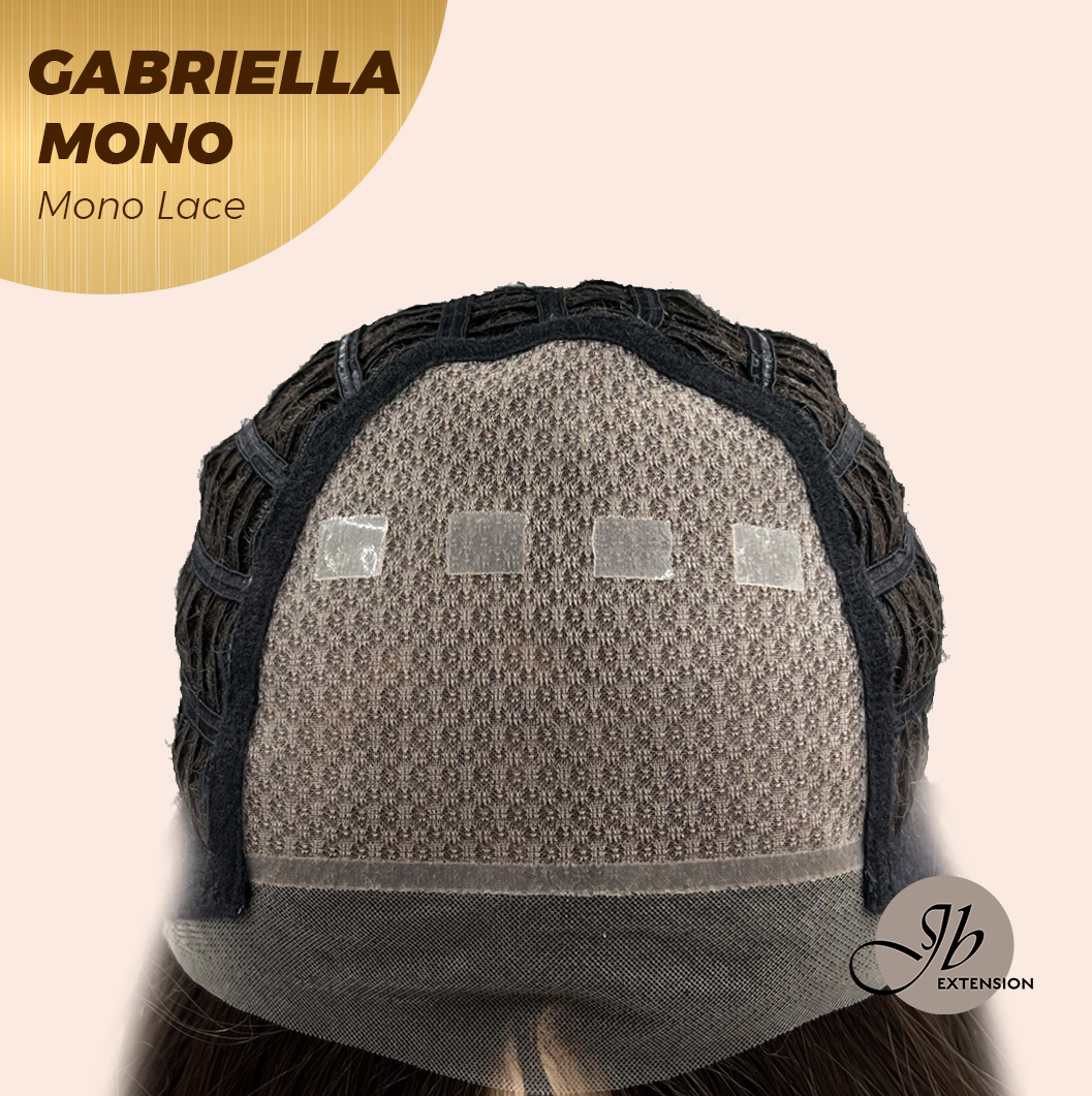 [PRE-ORDER] JBEXTENSION GABRIELLA MONO Monofilament Handmade Wig 6X5 Full Monofilament Hand Tied Top Wig 20 Inches Black Wave Mono Lace Wig With Anti-slip Silicone Strips Glueless Wig GABRIELLA MONO【BENDY EAR TABS】