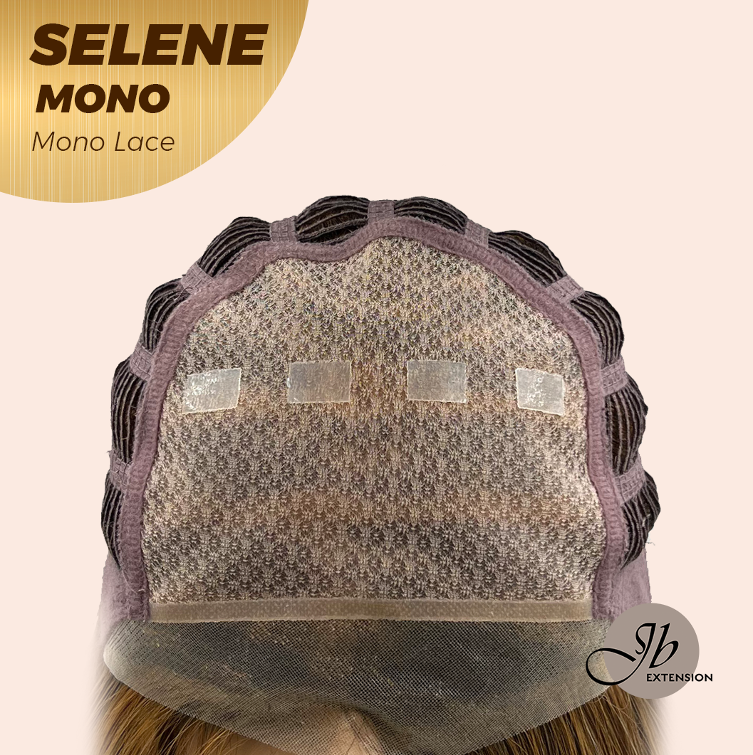 [PRE-ORDER] JBEXTENSION SELENE MONO Monofilament Handmade Wig 6X5 Full Monofilament Hand Tied Top Wig 25 Inches Caramel Mono Lace Wig With Anti-slip Silicone Strips Glueless Wig SELENE MONO【BENDY EAR TABS】