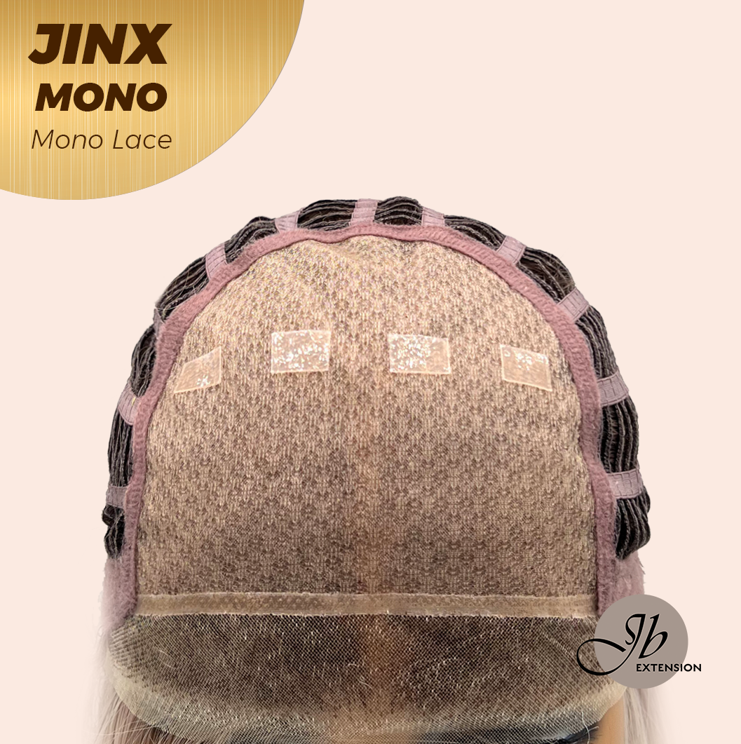 [PRE-ORDER] JBEXTENSION JINX MONO Monofilament Handmade Wig 6X5 Full Monofilament Hand Tied Top Wig 12 Inches Blonde Mono Lace Wig With Anti-slip Silicone Strips Glueless Wig JINX MONO【BENDY EAR TABS】