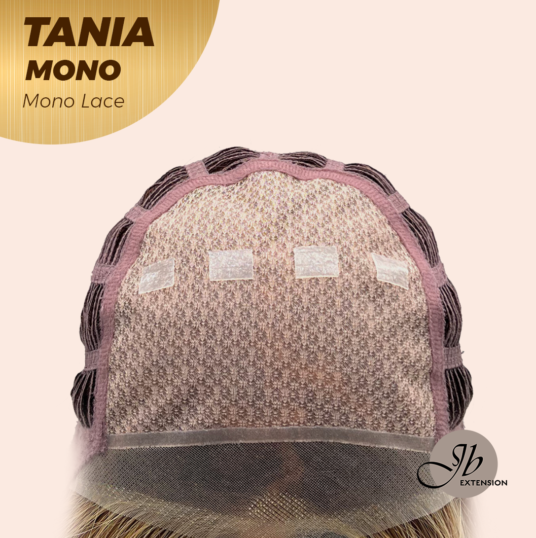 [PRE-ORDER] JBEXTENSION TANIA MONO Monofilament Handmade Wig 6X5 Full Monofilament Hand Tied Top Wig 18 Inches Butter Cream Mono Lace Wig With Anti-slip Silicone Strips Glueless Wig TANIA MONO【BENDY EAR TABS】