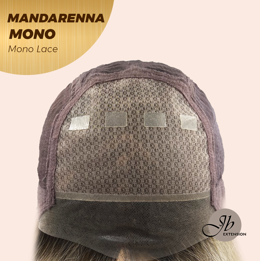 [PRE-ORDER] JBEXTENSION MANDARENNA MONO Monofilament Handmade Wig 6X5 Full Monofilament Hand Tied Top Wig 8 Inches Dark Blonde Mono Lace Handmade Futura Fiber Wig With Anti-slip Silicone Strips Glueless Wig MANDARENNA MONO【BENDY EAR TABS】