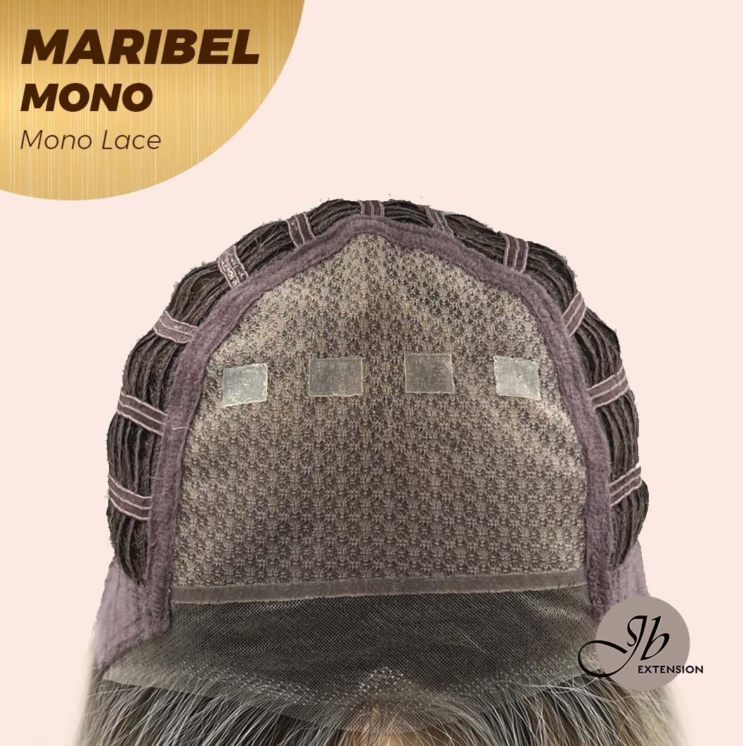 [PRE-ORDER] JBEXTENSION MARIBEL MONO Monofilament Handmade Wig 6X5 Full Monofilament Hand Tied Top Wig 16 Inches Blonde With Dark Root Wave Mono Lace Wig With Anti-slip Silicone Strips Glueless Wig Maribel Mono【BENDY EAR TABS】