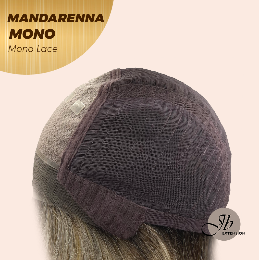 [PRE-ORDER] JBEXTENSION MANDARENNA MONO Monofilament Handmade Wig 6X5 Full Monofilament Hand Tied Top Wig 8 Inches Dark Blonde Mono Lace Handmade Futura Fiber Wig With Anti-slip Silicone Strips Glueless Wig MANDARENNA MONO【BENDY EAR TABS】