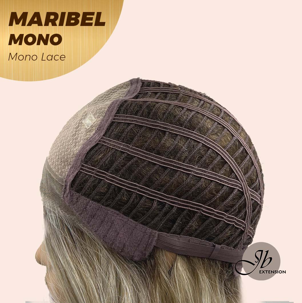 [PRE-ORDER] JBEXTENSION MARIBEL MONO Monofilament Handmade Wig 6X5 Full Monofilament Hand Tied Top Wig 16 Inches Blonde With Dark Root Wave Mono Lace Wig With Anti-slip Silicone Strips Glueless Wig Maribel Mono【BENDY EAR TABS】