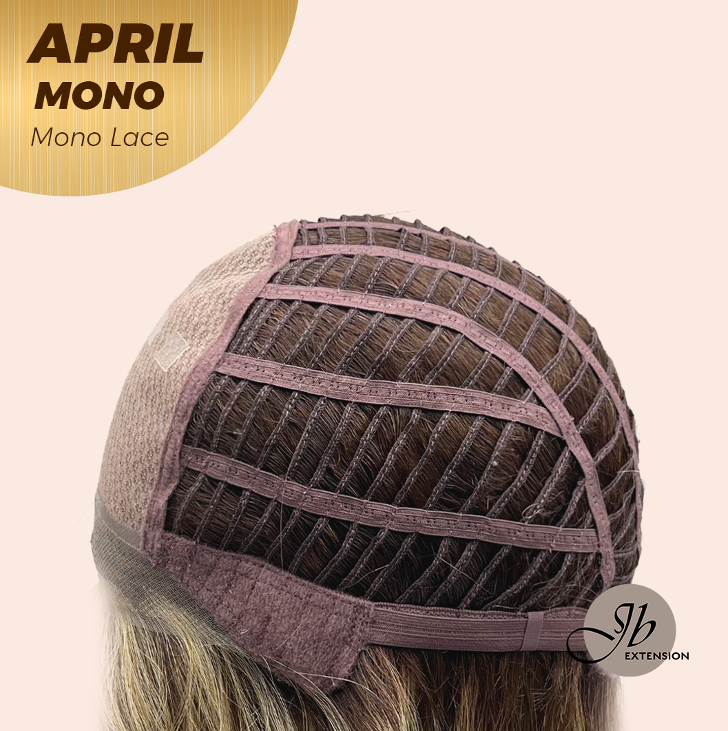 [PRE-ORDER] JBEXTENSION APRIL MONO Monofilament Handmade Wig 6X5 Full Monofilament Hand Tied Top Wig 18 Inches Hazelnut Mono Lace Wig With Anti-slip Silicone Strips Glueless Wig APRIL MONO HAZELNUT【BENDY EAR TABS】