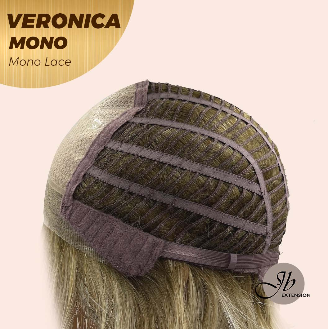 [PRE-ORDER] JBEXTENSION VERONICA MONO Monofilament Handmade Wig 6X5 Full Monofilament Hand Tied Top Wig 12 Inches Blonde Wave Mono Lace Wig With Anti-slip Silicone Strips Glueless Wig VERONICA MONO【BENDY EAR TABS】