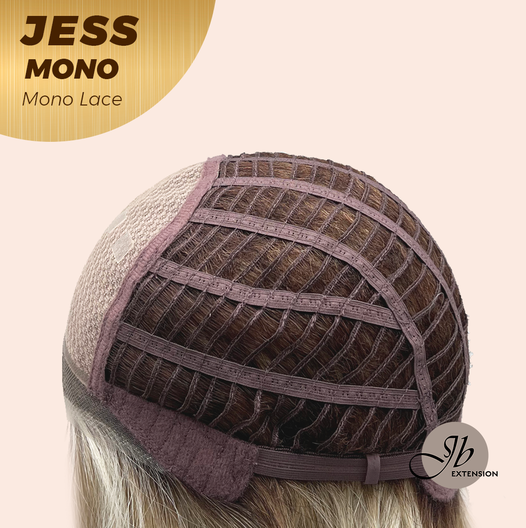 [PRE-ORDER] JBEXTENSION JESS MONO Monofilament Handmade Wig 6X5 Full Monofilament Hand Tied Top Wig 10 Inches Blonde Mono Lace Wig With Anti-slip Silicone Strips Glueless Wig JESS MONO【BENDY EAR TABS】