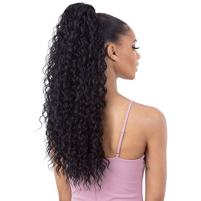 Mayde Candy Drawstring Ponytail - BUBBALICIOUS 24"