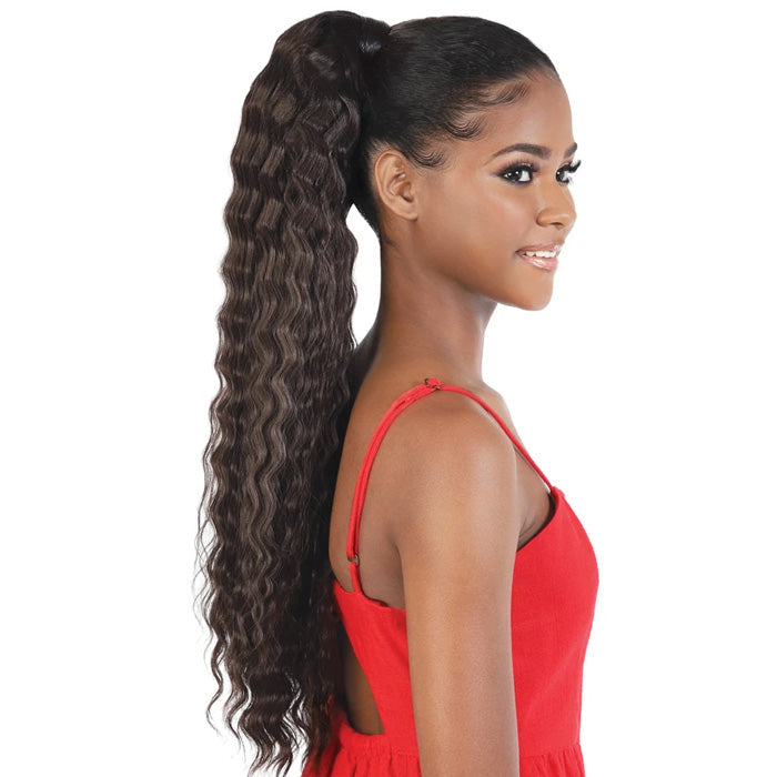 Motown Tress Ponydo Drawstring Curlable Ponytail - PD-KRIMP