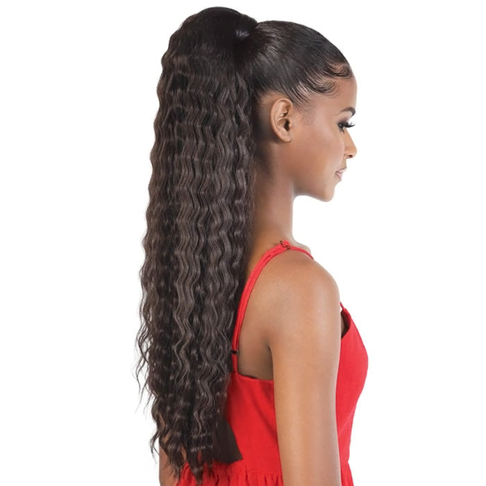 Motown Tress Ponydo Drawstring Curlable Ponytail - PD-KRIMP