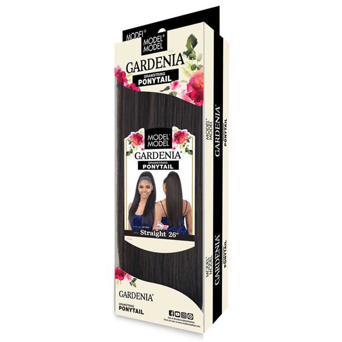 Model Model Gardenia Drawstring Ponytail - STRAIGHT 26"