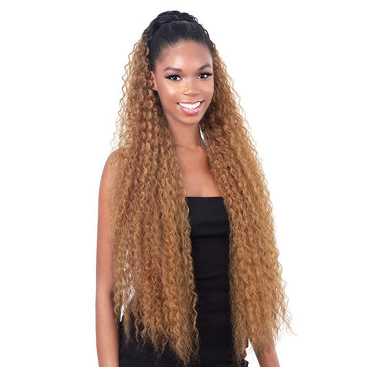 Model Model Gardenia Drawstring Ponytail - BABY CURL 36"