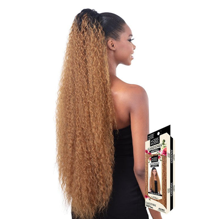 Model Model Gardenia Drawstring Ponytail - BABY CURL 36"