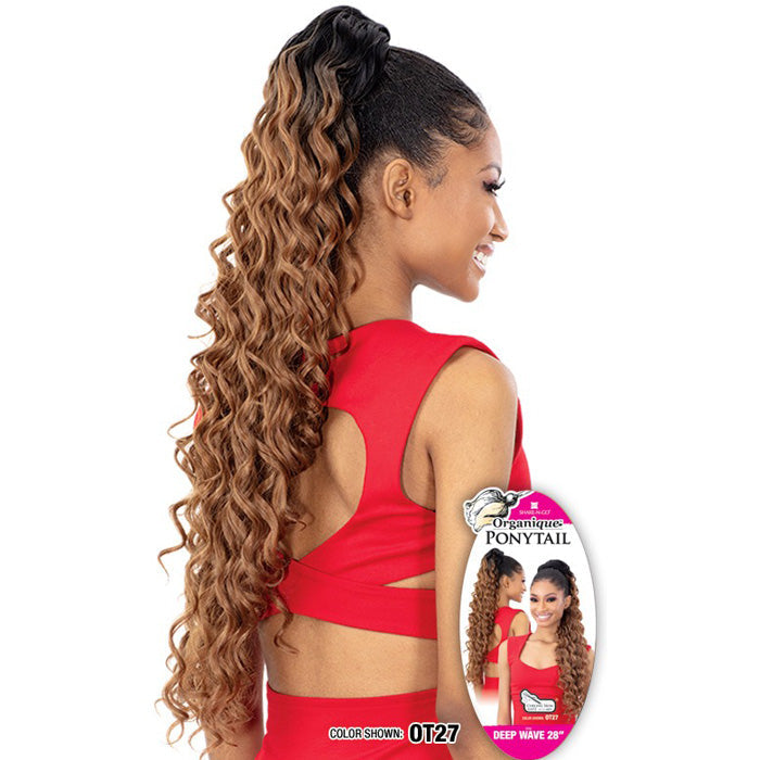Shake N Go Organique Ponytail - DEEP WAVE 28"