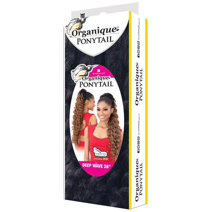 Shake N Go Organique Ponytail - DEEP WAVE 28"