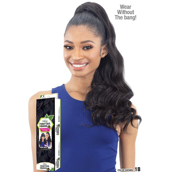 Equal by Shake N Go Ponytail + Bang 2PCS - LOOSE WAVE
