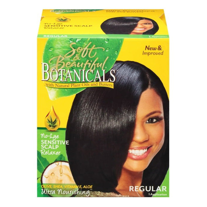 Soft & Beautiful Botanicals NO-LYE RELAXER KIT