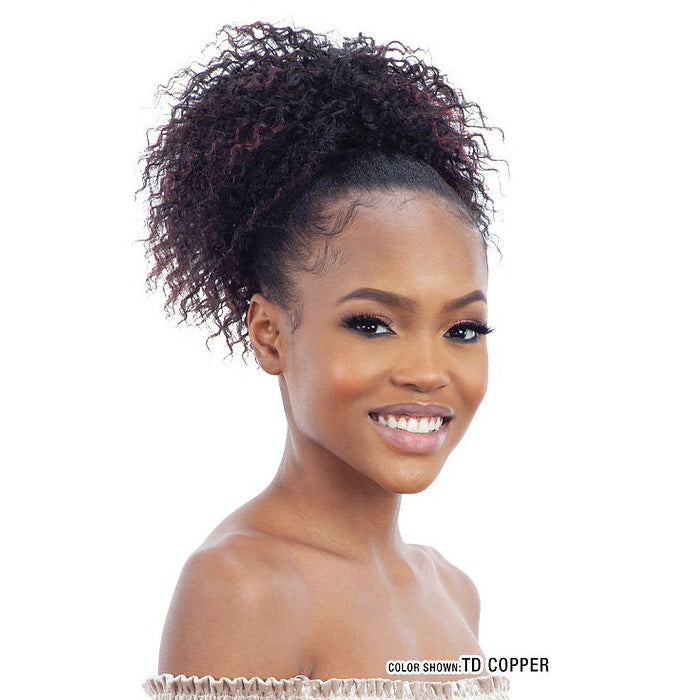 Mayde Beauty Dollies Drawstring Ponytail and Bang - MOCHA DOLLIES