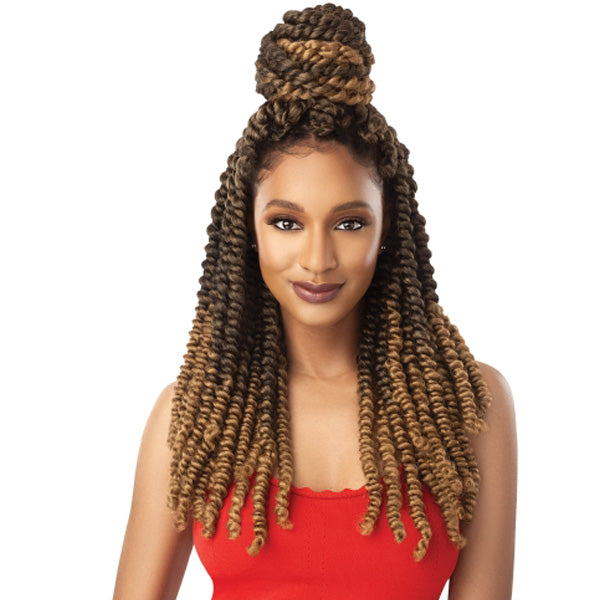 Outre Synthetic X-Pression Twisted Up Crochet Braid - PRE TWISTED PASSION TWIST18"
