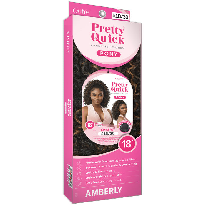 Outre Pretty Quick Drawstring Ponytail - AMBERLY