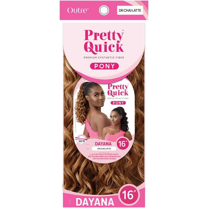 Outre Pretty Quick Drawstring Ponytail - DAYANA 16"