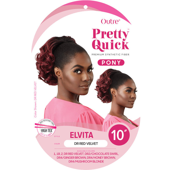 Outre Pretty Quick Drawstring Ponytail - ELVITA 10"