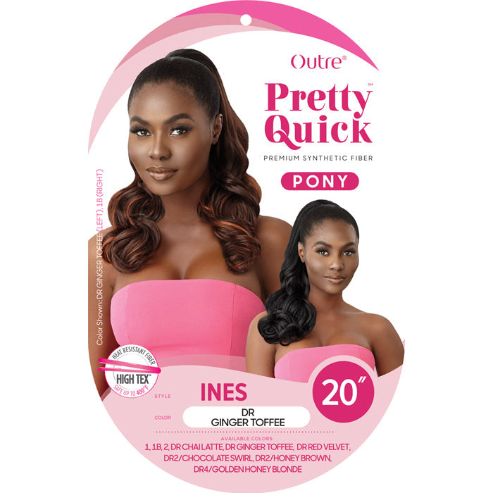 Outre Pretty Quick Wrap Ponytail - INES