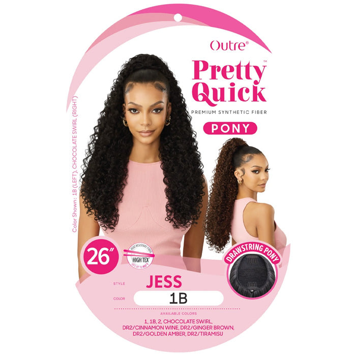 Outre Pretty Quick Drawstring Ponytail - JESS