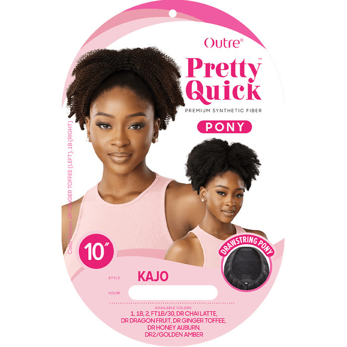 Outre Pretty Quick Drawstring Ponytail - KAJO 10"