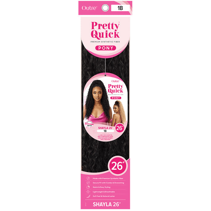 Outre Pretty Quick Drawstring Ponytail - SHAYLA 26"
