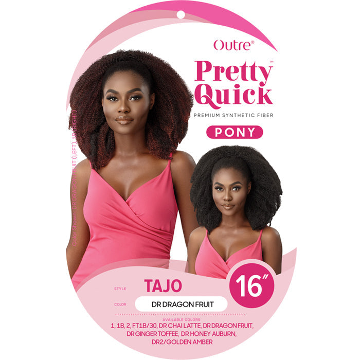 Outre Pretty Quick Drawstring Ponytail - TAJO 16"