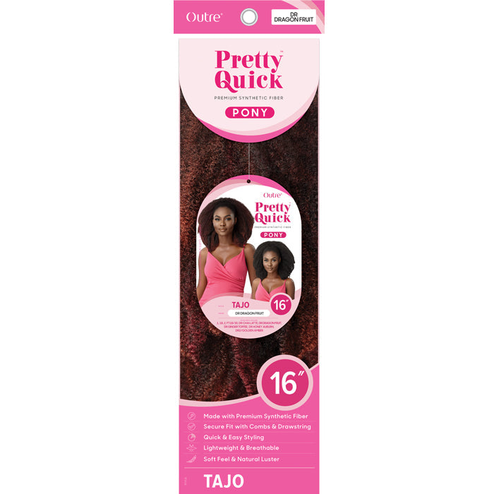 Outre Pretty Quick Drawstring Ponytail - TAJO 16"