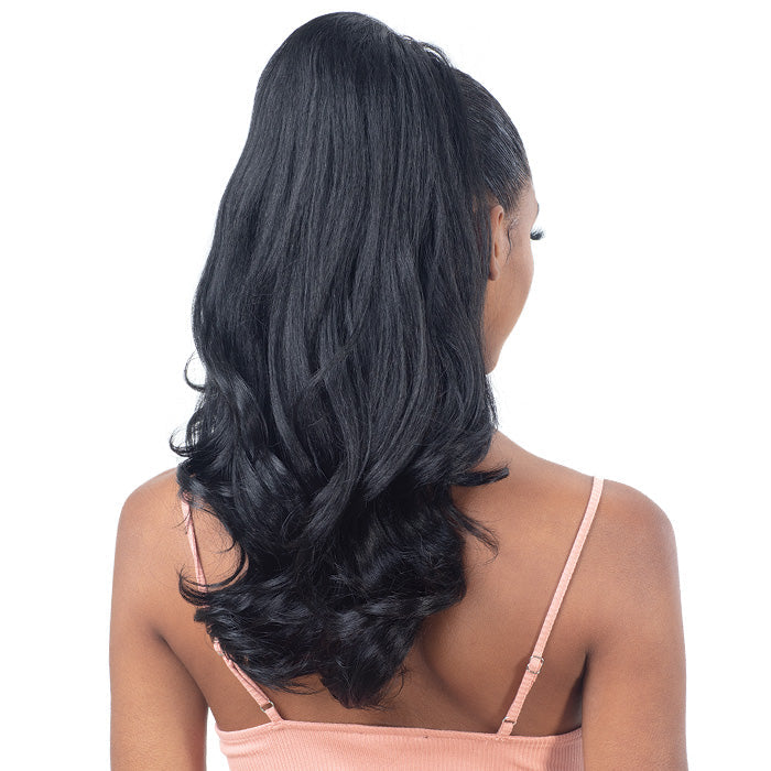Shake N Go Equal Natural Me Drawstring Ponytail - NATURAL BOUNCY CURL