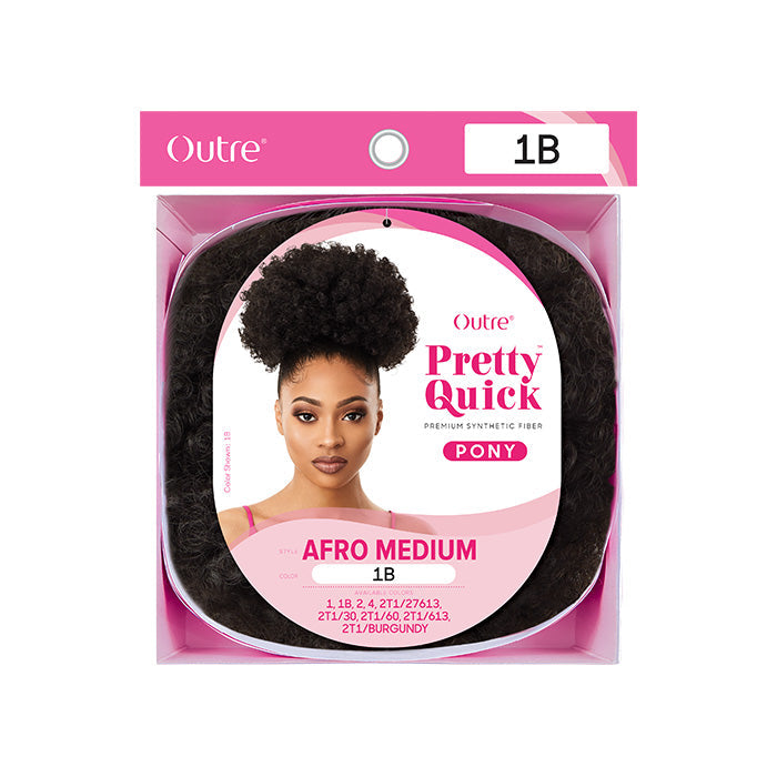 Outre Pretty Quick Drawstring Ponytail - AFRO MEDIUM
