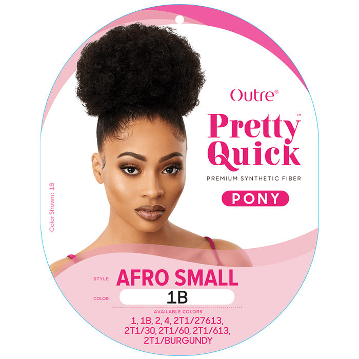 Outre Pretty Quick Drawstring Ponytail - AFRO SMALL