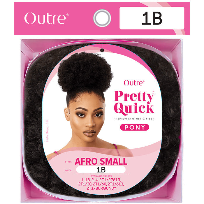 Outre Pretty Quick Drawstring Ponytail - AFRO SMALL