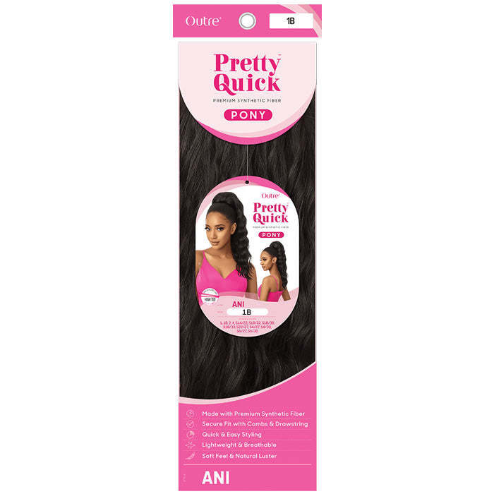 Outre Pretty Quick Drawstring Ponytail - ANI