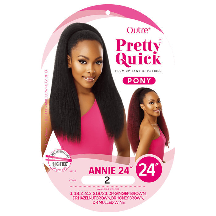 Outre Pretty Quick Drawstring Ponytail - ANNIE 24"