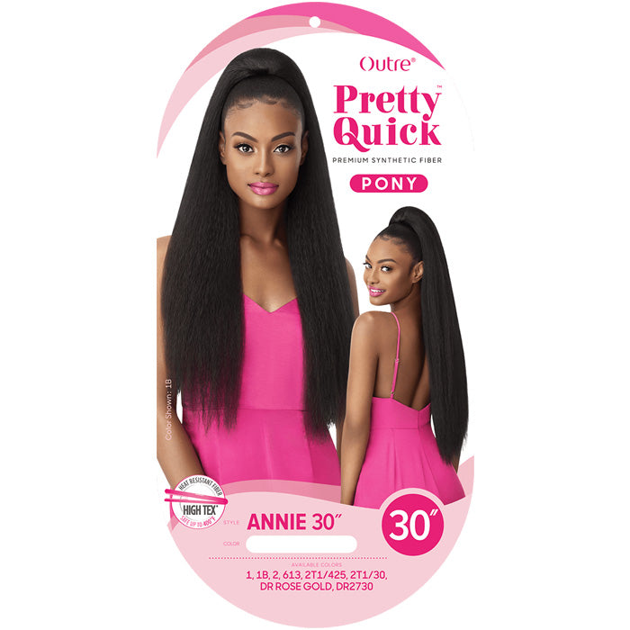 Outre Synthetic Pretty Quick Ponytail ANNIE 30