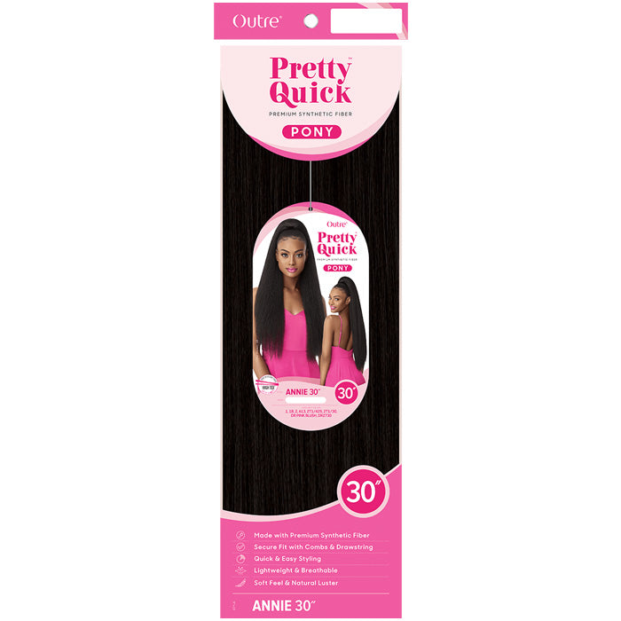 Outre Synthetic Pretty Quick Ponytail ANNIE 30
