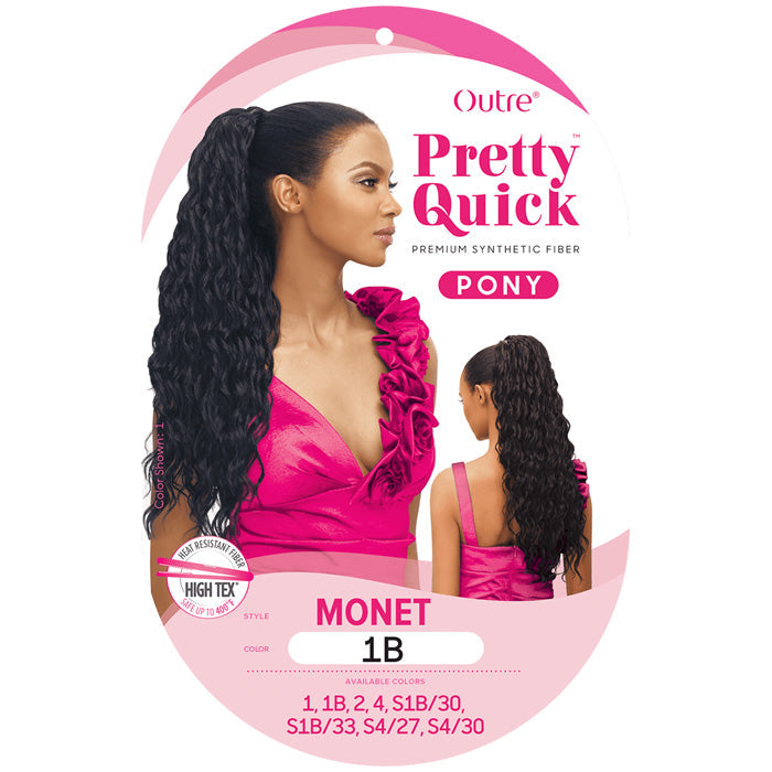 Outre Pretty Quick Drawstring Ponytail - MONET