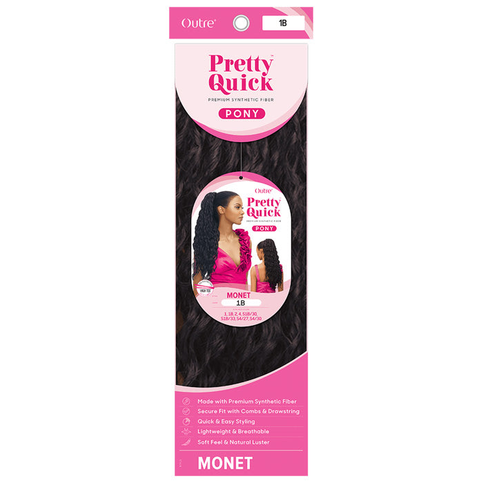 Outre Pretty Quick Drawstring Ponytail - MONET